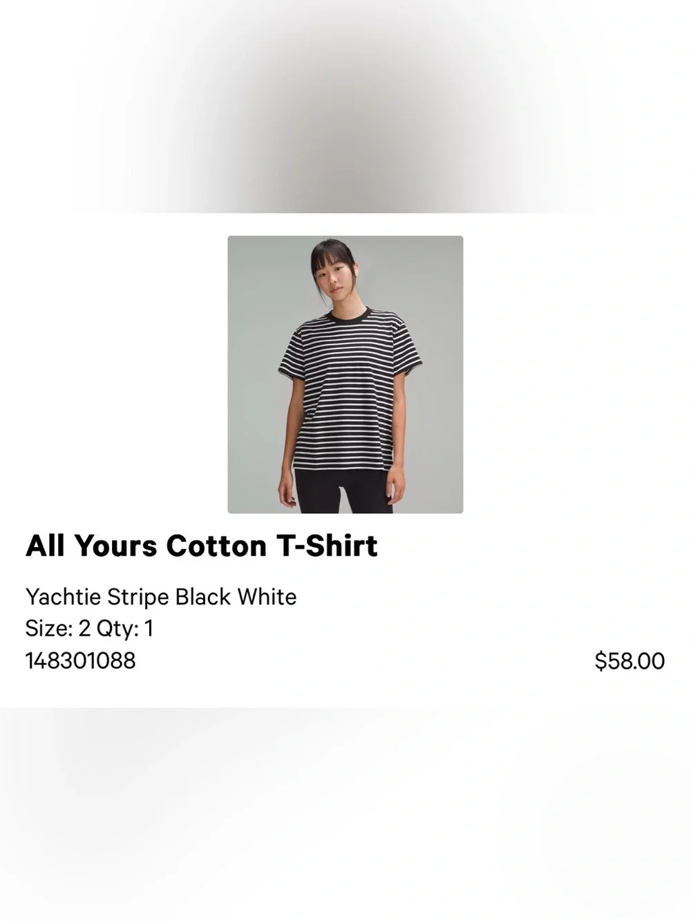 Lululemon All Yours Cotton T-Shirt Yachtie Stripe  2